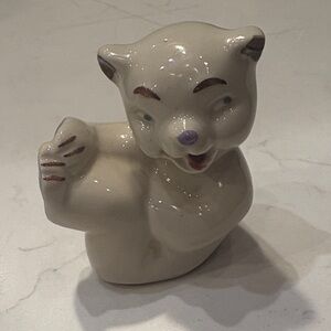 Vintage Shawnee Pottery - Miniature Animal Series - Tumbling Bear - 1930's-40's